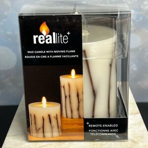 Realite+ Wax Candle with Moving Flame - BNIB